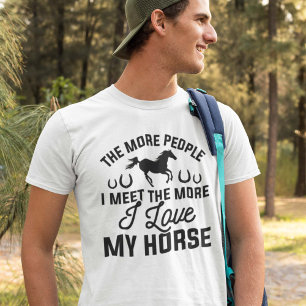 Camiseta Eu Amo Meu Cavalo