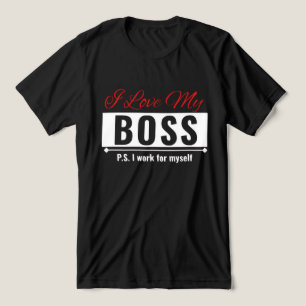 Camiseta Eu Amo Meu Chefe