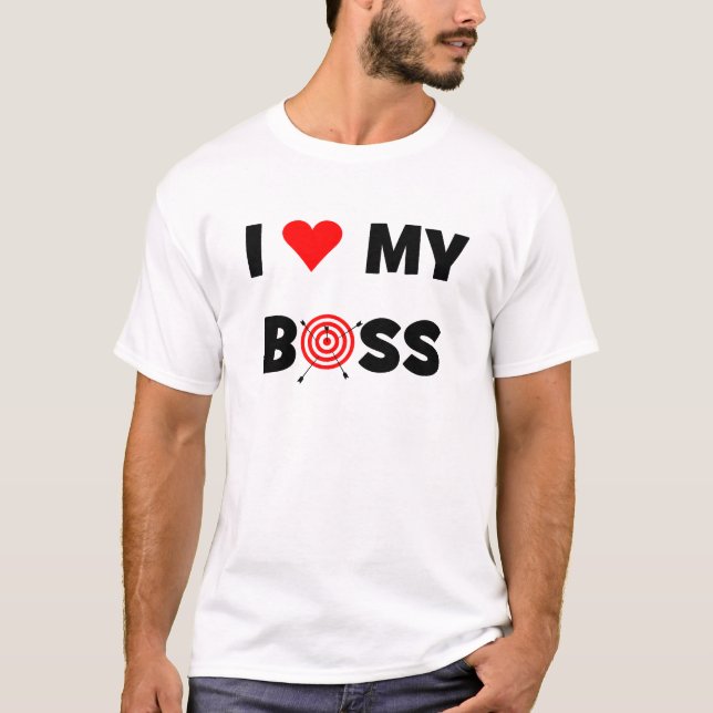 Camiseta Eu amo meu chefe (Frente)