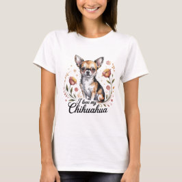 Camiseta Eu amo meu chihuahua