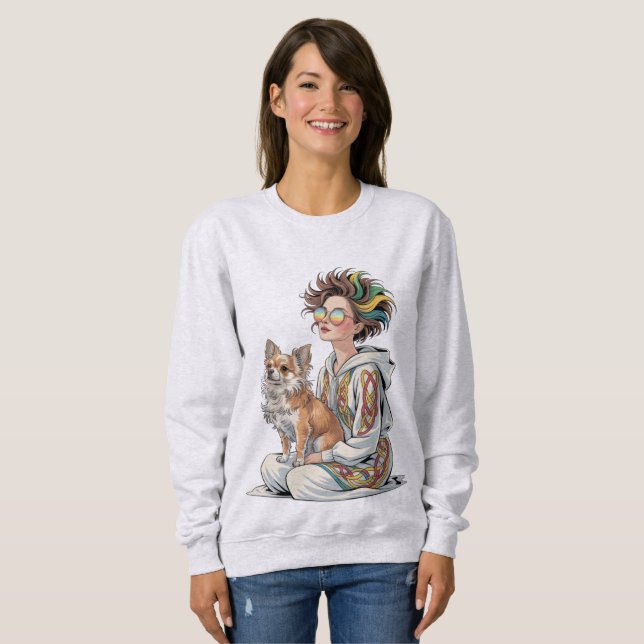 Camiseta eu amo meu chihuahua (Frente Completa)