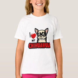 Camiseta Eu Amo Meu Chihuahua