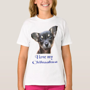 Camiseta Eu amo meu Chihuahua