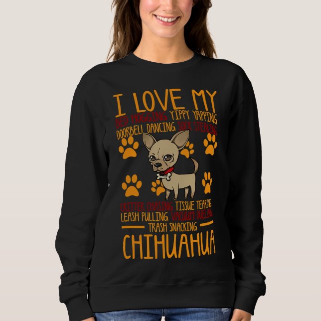Camiseta Eu Amo Meu Chihuahua (Frente)