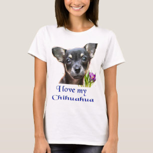 Camiseta Eu amo meu Chihuahua
