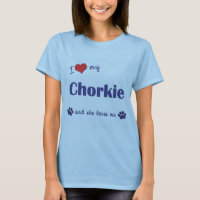 Eu amo meu Chorkie (o cão fêmea)