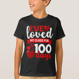 Camiseta Eu Amo Meu Cl Por 100 Dias De Aula Professor 10