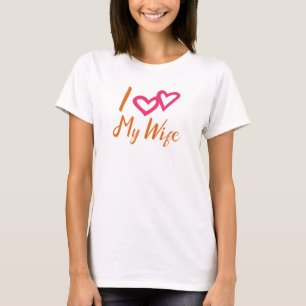 Camiseta Eu Amo Meu Coração de Mulher