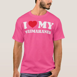 Camiseta Eu Amo Meu Coração De Proprietário De Cachorro Do