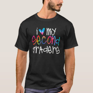 Camiseta Eu Amo Meu Coração Do Segundo Grau Primeiro Dia Da
