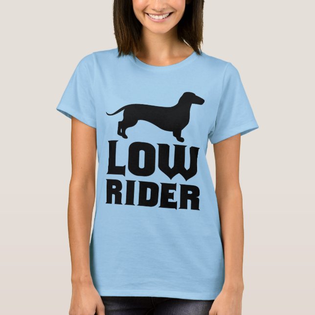 Camiseta Eu amo meu Dachshund (Frente)