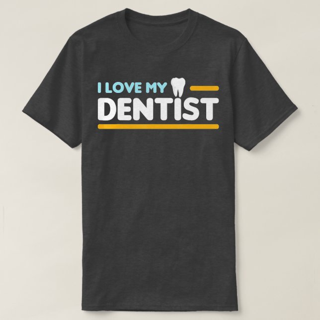 Camiseta Eu Amo Meu Dentista (Frente do Design)