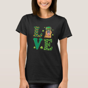 Camiseta Eu Amo Meu Dia Divertido do Pastor Alemão de São P