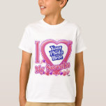 Camiseta Eu amo meu Docinho rosa/roxo - foto<br><div class="desc">I Love My Docinho cor-de-rosa/roxo - foto Adicione sua foto favorita a este design de camiseta!</div>