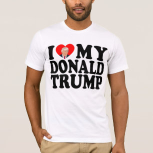 Camiseta Eu Amo Meu Donald Trump 47º Presidente