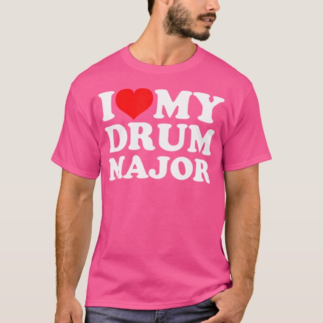 Camiseta Eu Amo Meu Drum Major (Frente)