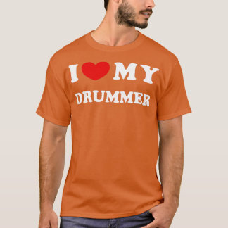 Camiseta Eu Amo Meu Drummer Eu Corto Meu Drummer