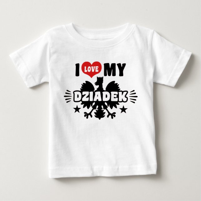Camiseta Eu Amo Meu Dziadek (Frente)