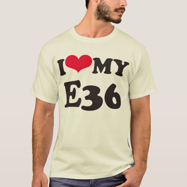Camiseta Eu amo meu E36 (Frente)