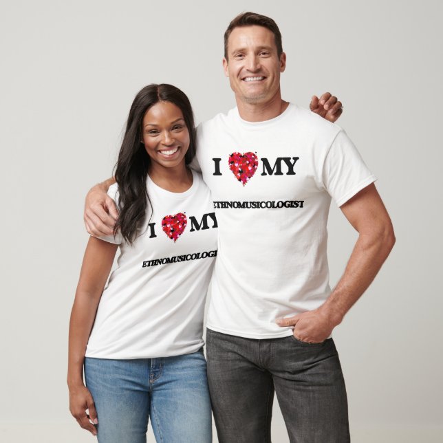Camiseta Eu amo meu etnomusicologista (Unissex)