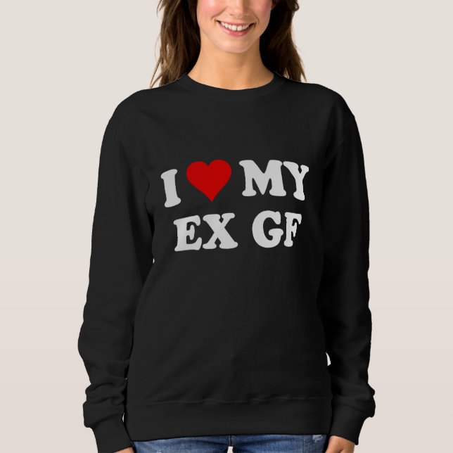Camiseta Eu Amo Meu Ex-Namorada-Coração (Frente)