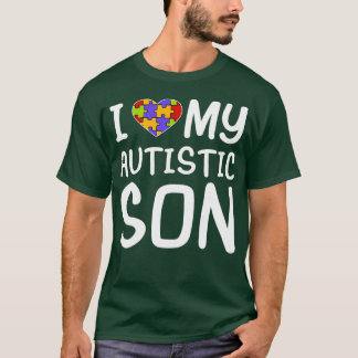 Camiseta Eu Amo Meu Filho Autista Autismo Sensibilização Tr