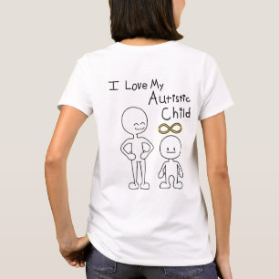 Camiseta Eu Amo Meu Filho Autista Fofo