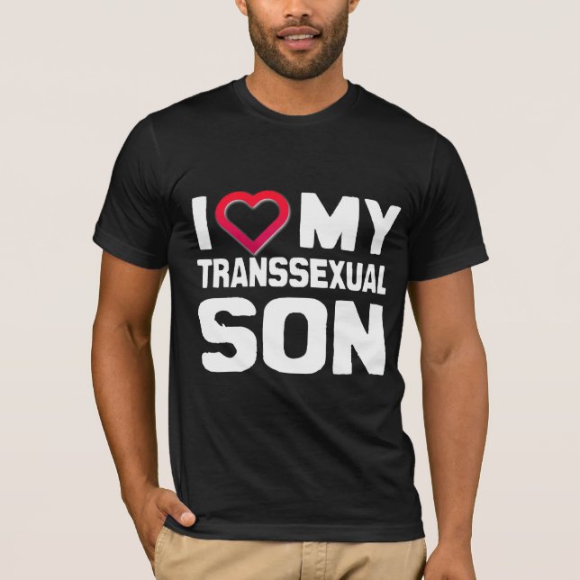CAMISETA EU AMO MEU FILHO DO TRANSSEXUAL - BRANCO (Frente)