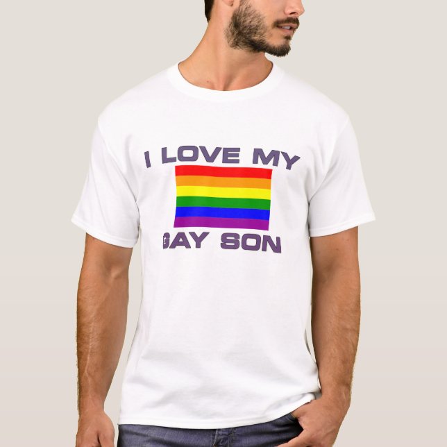 Camiseta Eu amo meu filho gay (Frente)