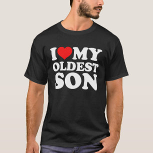 Camiseta Eu Amo Meu Filho Mais Velho