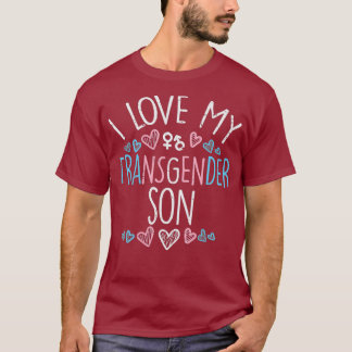 Camiseta Eu Amo Meu Filho Transexual Transexual Mãe