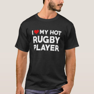 Camiseta Eu Amo Meu Fim De Jogador De Críquete Do Quente Ma