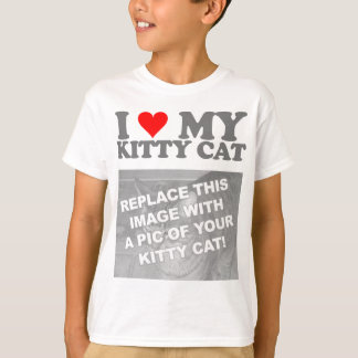 Camiseta Eu Amo Meu Gatinho