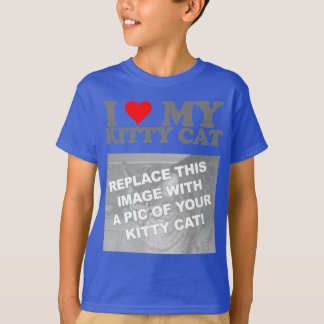 Camiseta Eu Amo Meu Gatinho