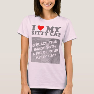 Camiseta Eu Amo Meu Gatinho