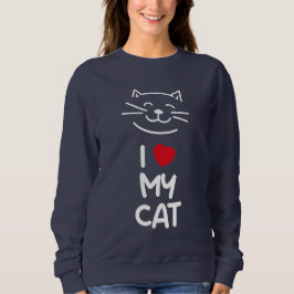Camiseta Eu amo meu gato