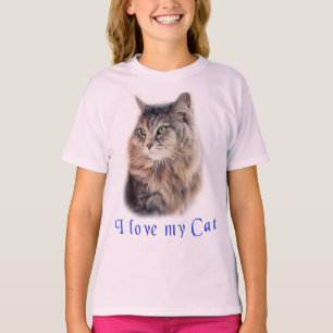 Camiseta Eu amo meu gato