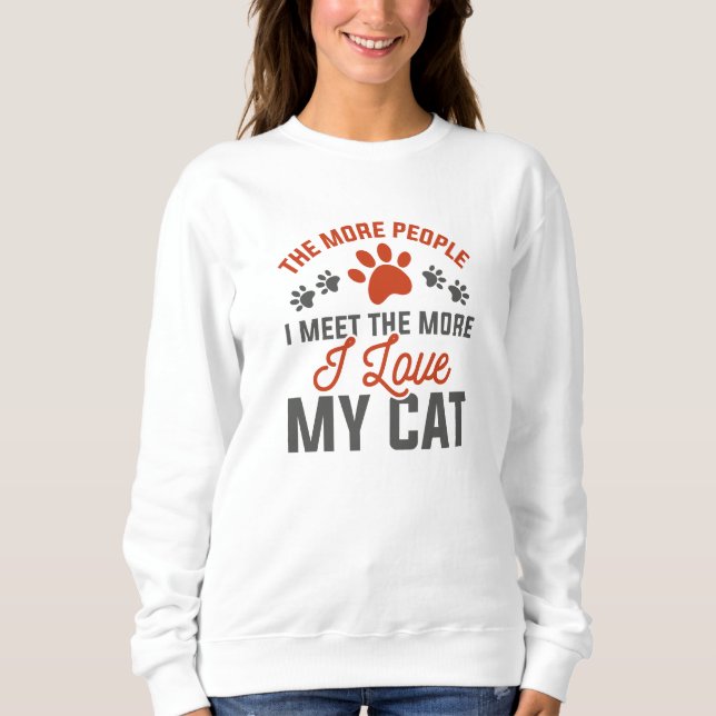 Camiseta Eu Amo Meu Gato (Frente)