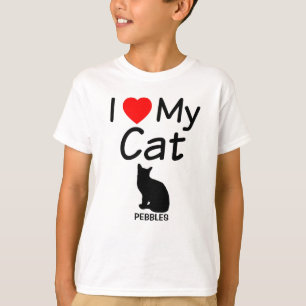 Camiseta Eu Amo Meu Gato