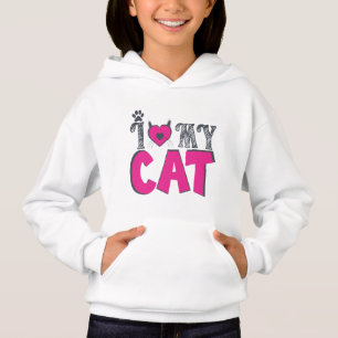Camiseta Eu Amo Meu Gato – Design Fofo para Amantes de Anim