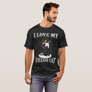 Camiseta Eu amo meu gato do smoking