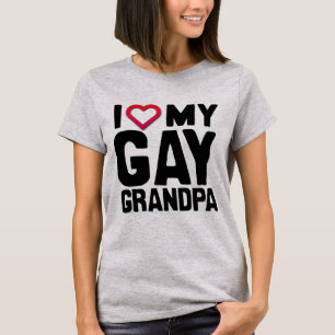 CAMISETA EU AMO MEU GAY GRANDPA -