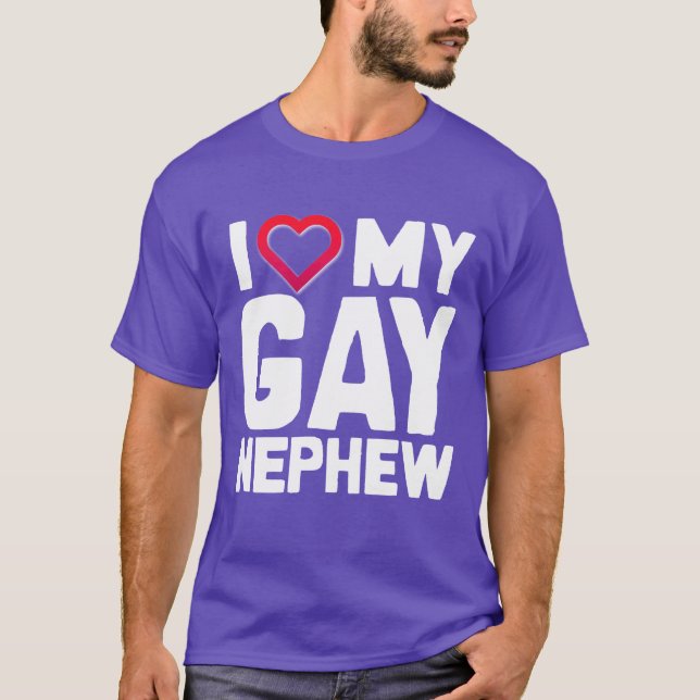 CAMISETA EU AMO MEU GAY NEPHEI - - (Frente)
