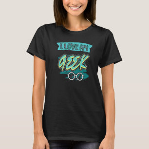 Camiseta Eu Amo Meu Geek Codificando Codificador Programaçã