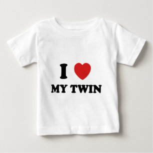 Camiseta Eu amo meu gêmeo