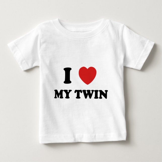 Camiseta Eu Amo Meu Gêmeo (Frente)