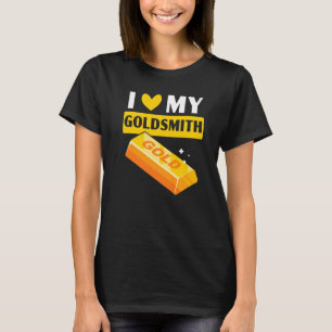 Camiseta Eu Amo Meu Goldsmith Juewelry Fazer Je