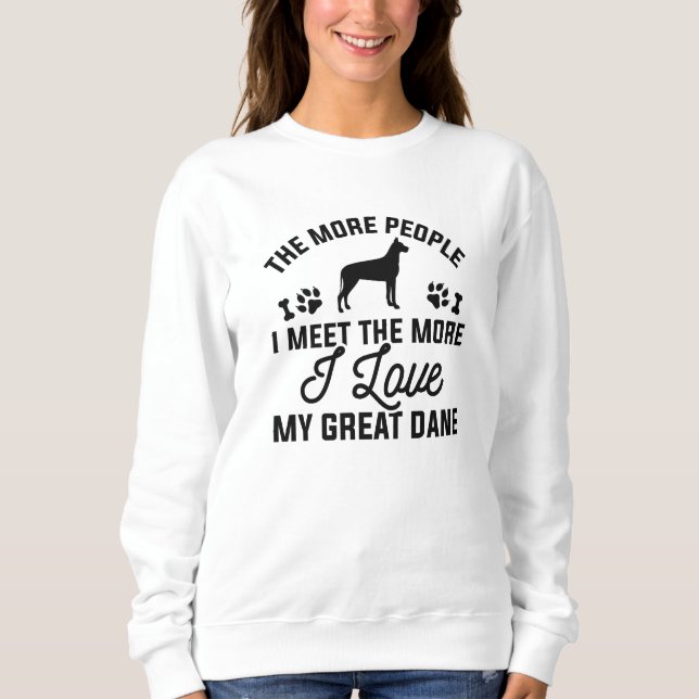 Camiseta Eu Amo Meu Grande Dane (Frente)