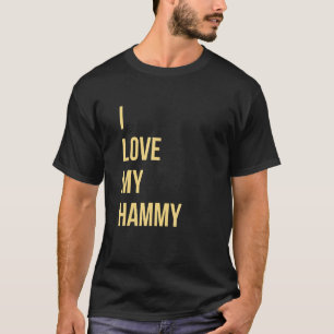 Camiseta Eu Amo Meu Hammy - Hamster Fofinho