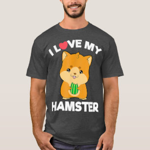 Camiseta Eu Amo Meu Hamster